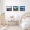 8x8 Picture Frame Set of 4 Black for Wall Hanging or Tabletop, Wall Mounting Horizontally or Vertically, 8 x 8 Square Wall Gallery Poster Photo Frame with Shatter Resistant Plexiglass, 4 Pack, Black